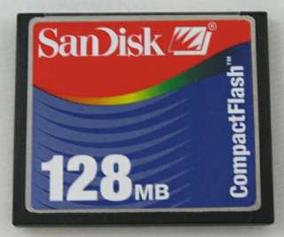 SanDisk 128MB Compact Flash Memory Card Working BULK  