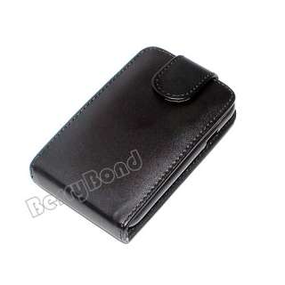New Black Flip Case Pouch Cover PU Leather For Samsung GT B7510 Galaxy 