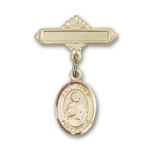  with St. Philip the Apostle Charm and Polished Badge Pin St. Philip 