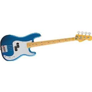  Fender Steve Harris P Bass Royal Blue Metallic Maple 