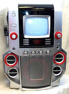 GPX JM258 Portable CD+G Karaoke Party Machine w/Screen microphone sing 