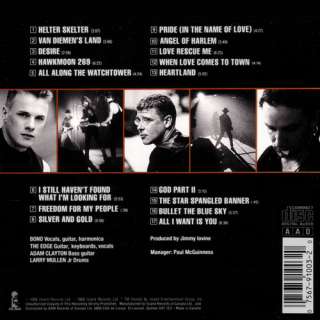 U2 Rattle and Hum   Back Cover