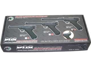 description the fully metal semi automatic gas blowback we luger 