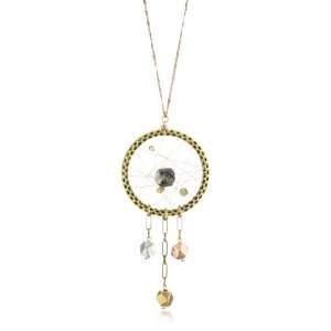  Vanessa Mooney Dreamcatcher Dangle Necklace Jewelry