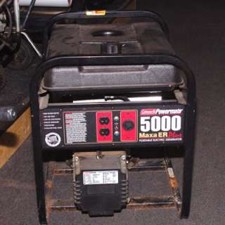 Coleman Powermate 5000 Maxa ER Plus Generator Good Condition   PICKUP 