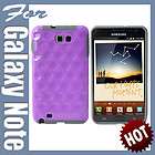   Samsung Galaxy Note I717 Golf Ball Hard Cover Skin Case Purple Gray