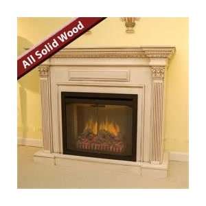   Fireplace Solid Wood Mantel & 35 Electric Firebox