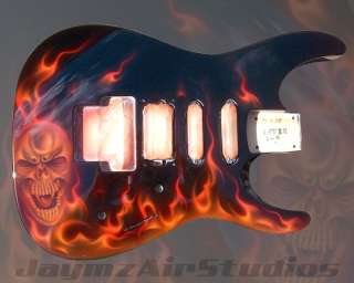 Custom Paint and Airbrushing on Your Guitar Body  