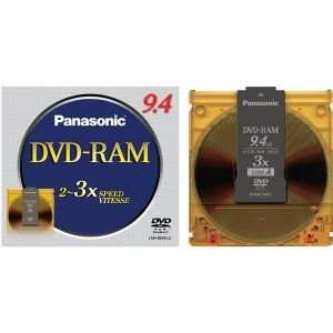  3x Rewritable Double Sided DVD RAM Electronics