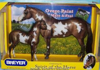 Breyer Model Horses Newest Overo Paint Mare and Foal  