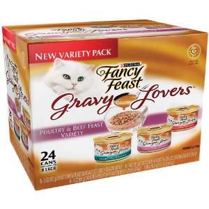 Fancy Feast Gravy Lovers Cat Food Variety Pack, 4.50 Pound  