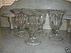 Crystal Tulip Shaped Six Sided Ice Cream Dishes   4