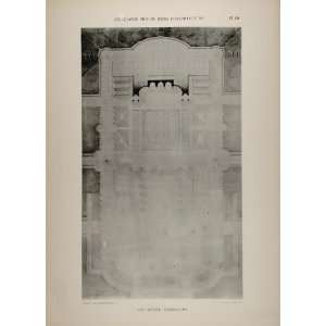   Architecture Chateau dEau Floor Plan   Original Print