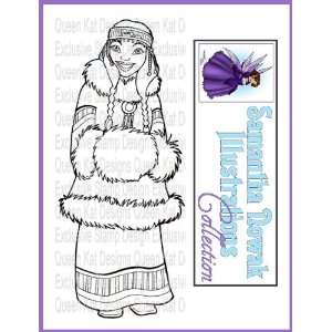  Eskimo Princess Unmounted Rubber Stamp 