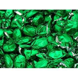 Foil Wrapped Green   Licorice Toffee Grocery & Gourmet Food
