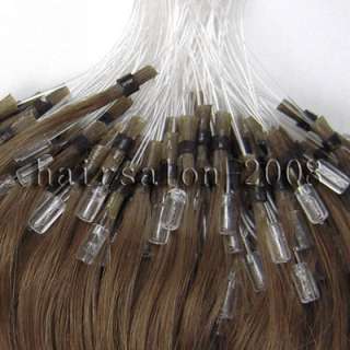 16INDIAN micro ring/loop human hair Extensions100s 10 in Womens 