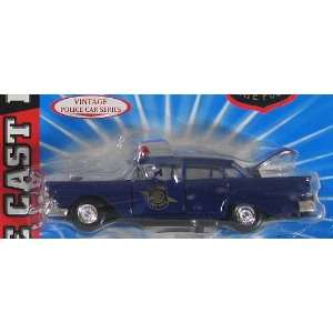   MODEL, 1957 FORD FAIRLANE, MICHIGAN STATE POLICE, (BLUE) Toys & Games
