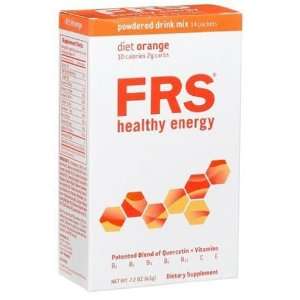 FRS Healthy Energy Powdered Drink Mix, Low Cal Orange, 14 ct  