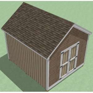  12x14 Shed Plans   How To Build Guide   Step By Step   Garden 