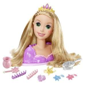   : Disney Tangled Magical Makeover Rapunzel Styling Head: Toys & Games