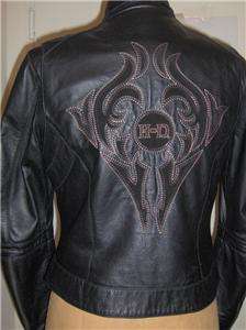 Harley Davidson Moon Shadow Leather Jacket Medium OR Large  