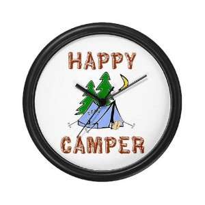 Happy Camper Hobbies Wall Clock by 