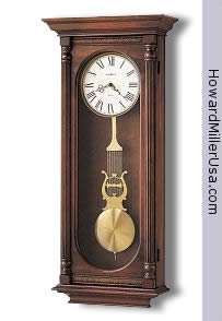 620192 Helmsley  Howard Miller daul chiming Wall Clock Westminster or 