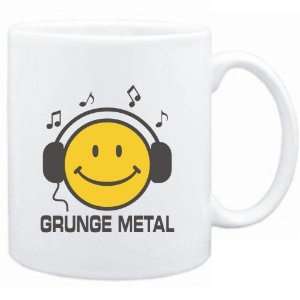    Mug White  Grunge Metal   Smiley Music