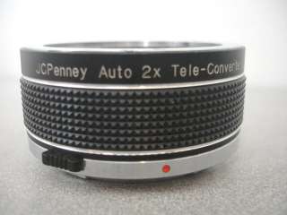 JC Penney Auto 2X Tele converter Lens  
