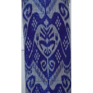   Handmade Uzbek Silk Ikat Adras Fabric 13500 by Yard Arts, Crafts