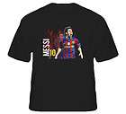 leo lionel messi barcelona soccer t shirt 