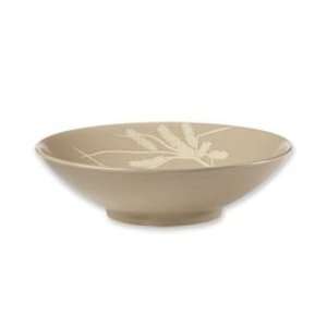  Gourmet Basics by Mikasa Sliver Tan Vegetable Bowl, 9 1/4 