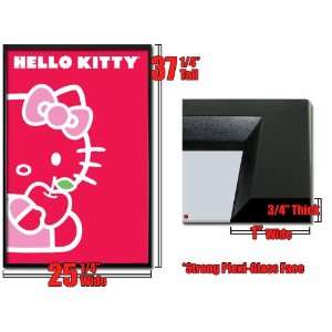  Framed Hello Kitty Poster Apple Red Cat Cartoon Fr0106 