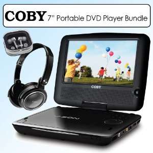  Coby TFDVD7379 7 In. Swivel Screen Portable DVD Player 