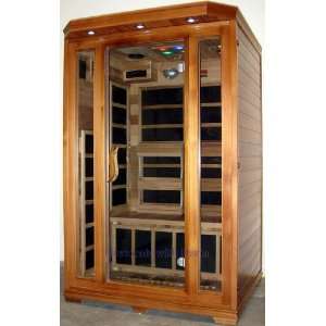 Person Sauna 7 Carbon FIR FAR Infrared Heaters +1 Ceramic Floor 