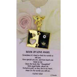   Thoughtful Little Angel 791 Book of Love Angel Pin 