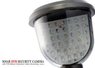 Solar DVR Security Camera PIR Motion Detection REC 4GB  