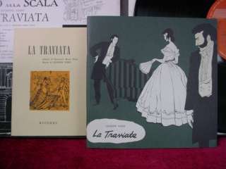   Scala Verdi LA TRAVIATA C163 00972/73 EMI 2 LP Records Box Set  