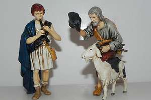 Nativity Scene Figurines Pesebre Presepio Landi Creche Set/2 