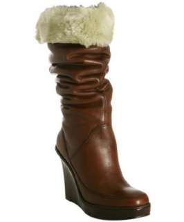 KORS Michael Kors vicuna leather Altitude wedge boots   up 