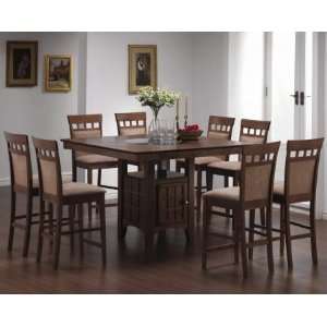   Mix & Match 5 Pc Counter Table Set in Walnut