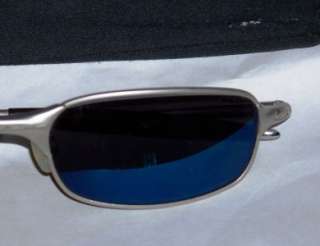 Oakley Square Wire 2.0 Silver/Ice Blue Iridium Sunglasses Spring 
