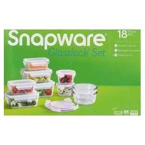   Glass Food Storage Containers with Lids 18 Piece Set