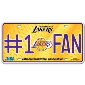  Los Angeles Lakers License Plate   #1 Fan Sports 
