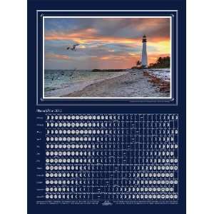   Edition 2012, Moon Calendar with Daily Lunar Phases