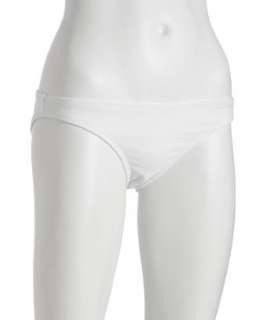 Vix Swimwear white solid Alison bikini bottoms   