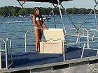 pontoon seats seating boat furniture ottaman foot stole