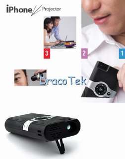   to 40 inches diagonally with this high performance iPhone projector