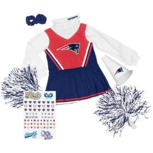 New England Patriots Girls Toddler Cheerleader Gift Set  