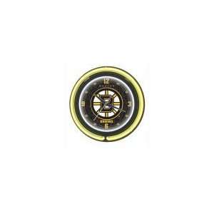  NHL Boston Bruins Neon Clock   14 inch Diameter